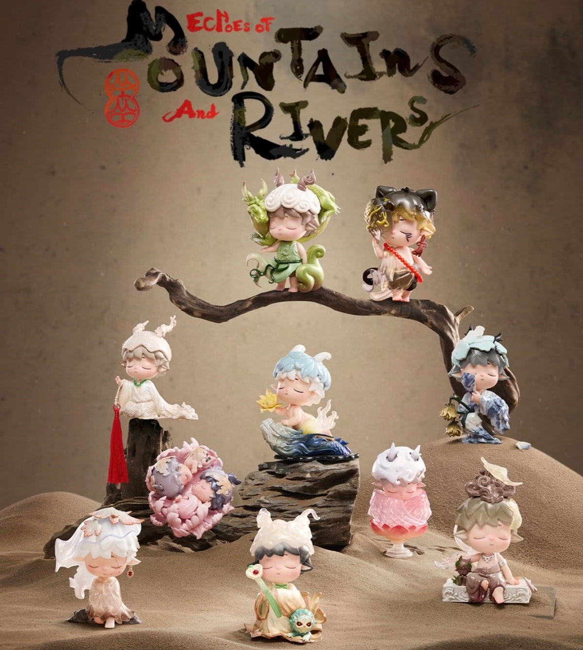 Mimi echoes  of mountains and rivers series blind box