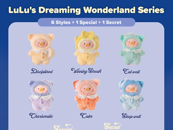 Lulu pig dreaming wonderland series blind box