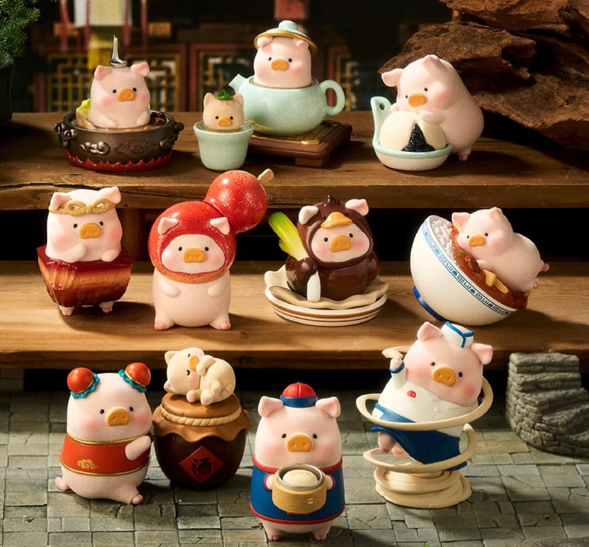 Lulu pig lu’s  table series blind box