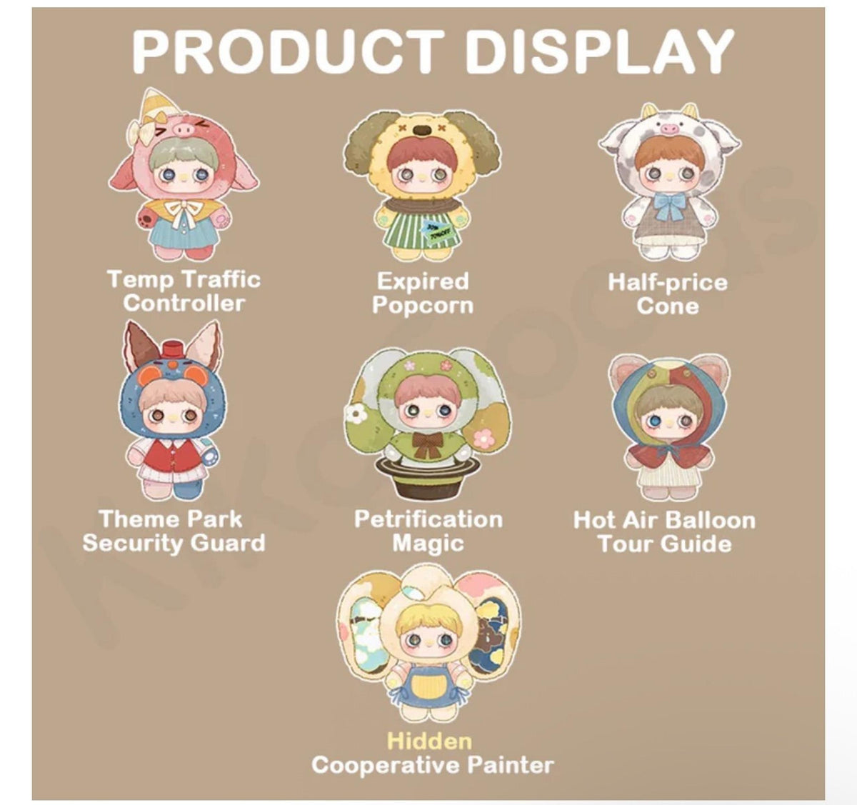 Maymei forgotten funfair 400% series plush