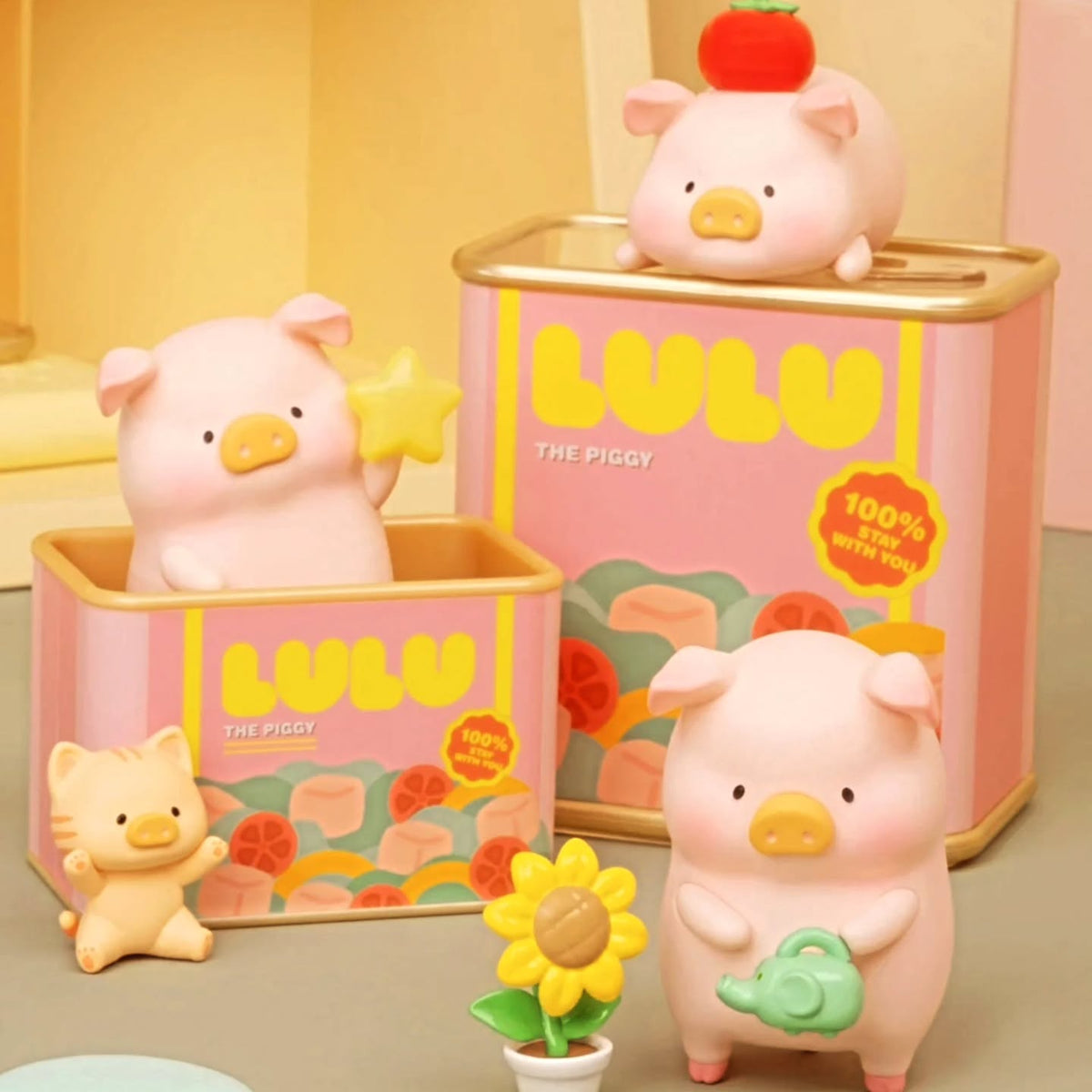 Lulu pig happy time series blind box